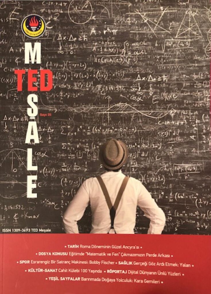 TED KOLEJİ Meşale Dergisi
Dilek Yeğinsü / Üşengeç Şef Röportajı