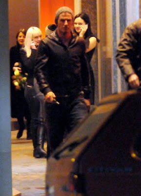 David Beckham Armani Nobu Restaurant