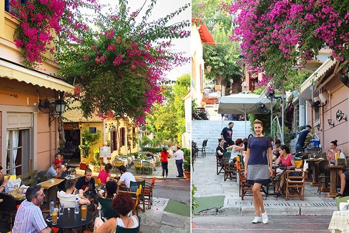 atina-plaka-cafe-usengec-sef-frappe-yunanistan