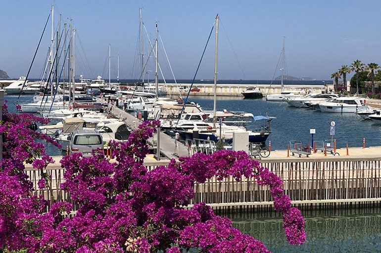 simit sarayi bodrum turgutreis deniz manzara