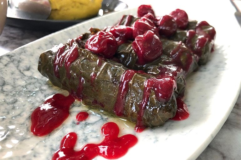 chef mezze visneli yaprak sarma