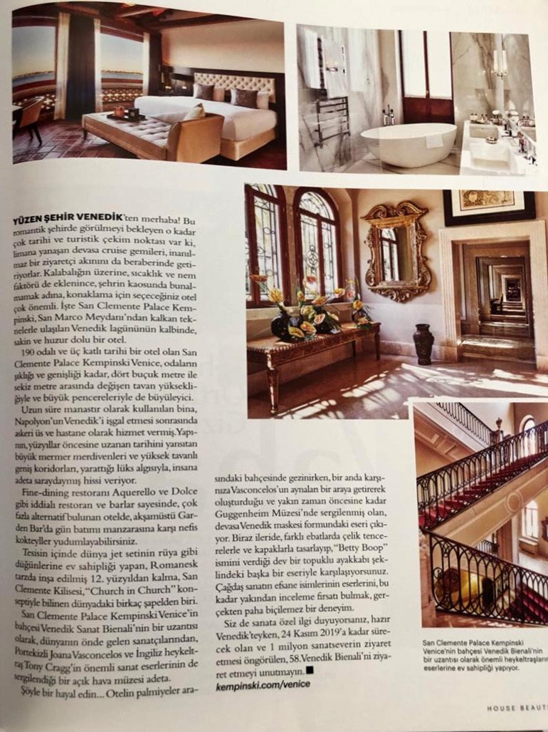 House Beautiful Venedik Kempinski Dilek Yeginsu 2 1