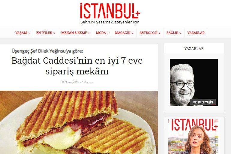 Istanbul plus dergisi dilek yeginsu usengec sef