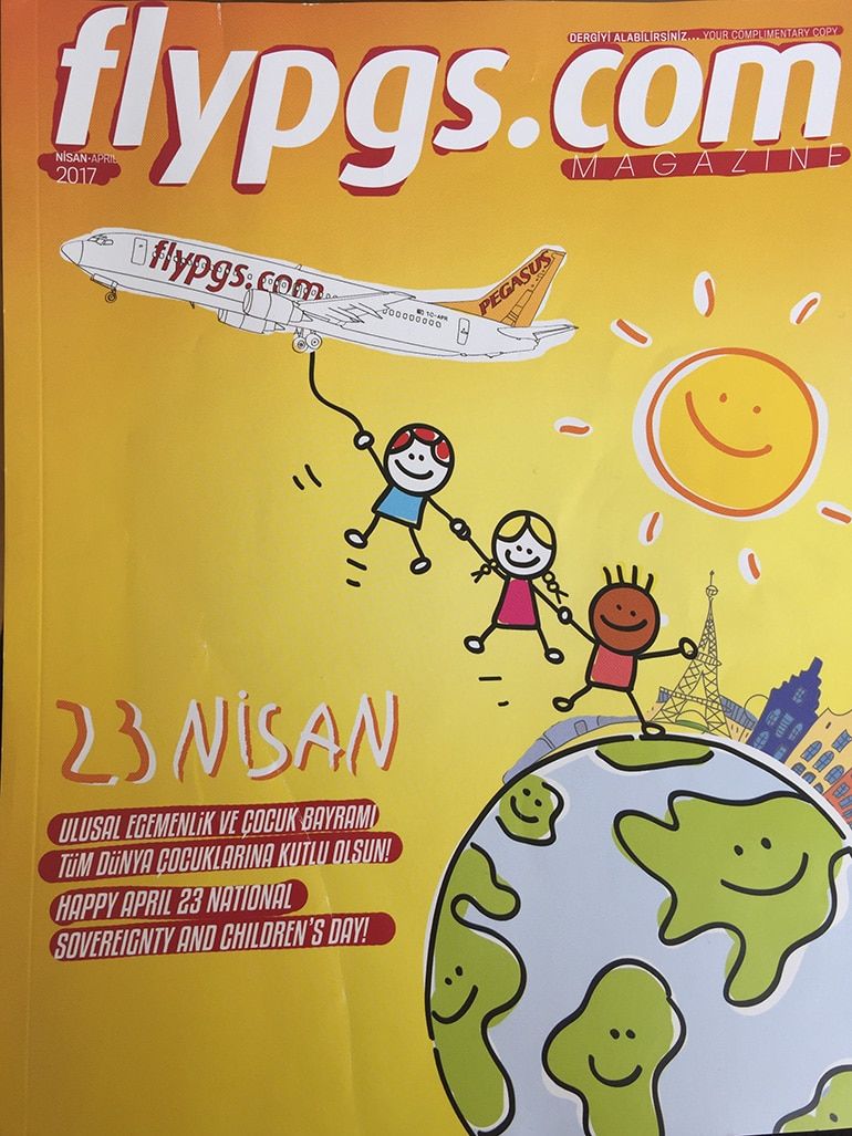 Pegasus Havayolları Dergisi Dilek Yeğinsü / Üşengeç Şef  - Kayseri yazısı