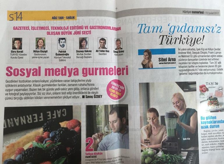 HÜRRİYET GAZETESİ - Sosyal Medya Gurmeleri Dilek Yeğinsü / Üşengeç Şef Haberi